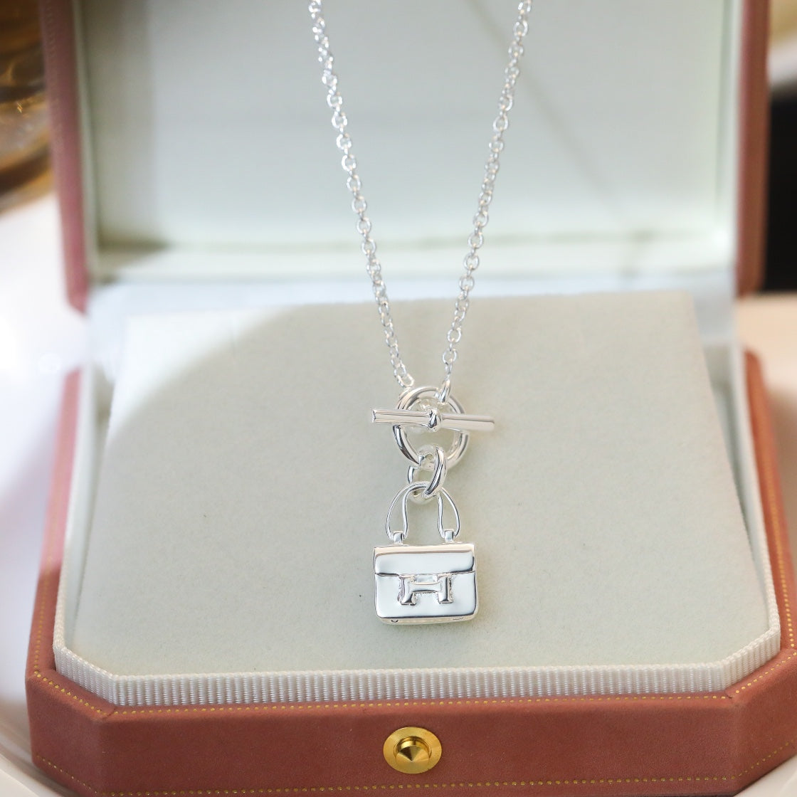 [Loran]POP H PEDANT SILVER NECKLACE