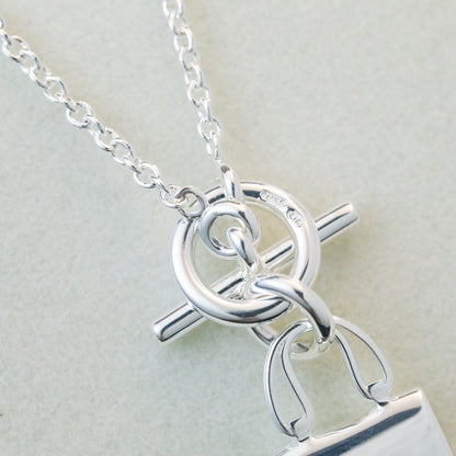 [Loran]POP H PEDANT SILVER NECKLACE