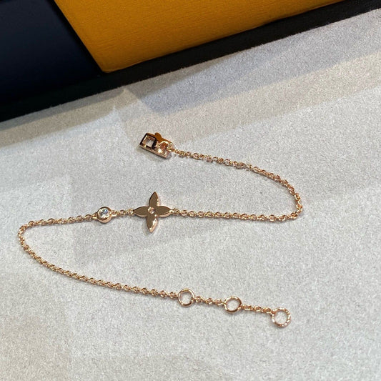 [Loran]STAR DIAMOND ROSE GOLD BRACELET