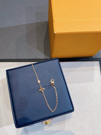 [Loran]STAR DIAMOND ROSE GOLD BRACELET