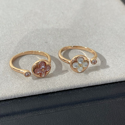 [Loran]SUN 1 DIAMOND PINK MOP RING