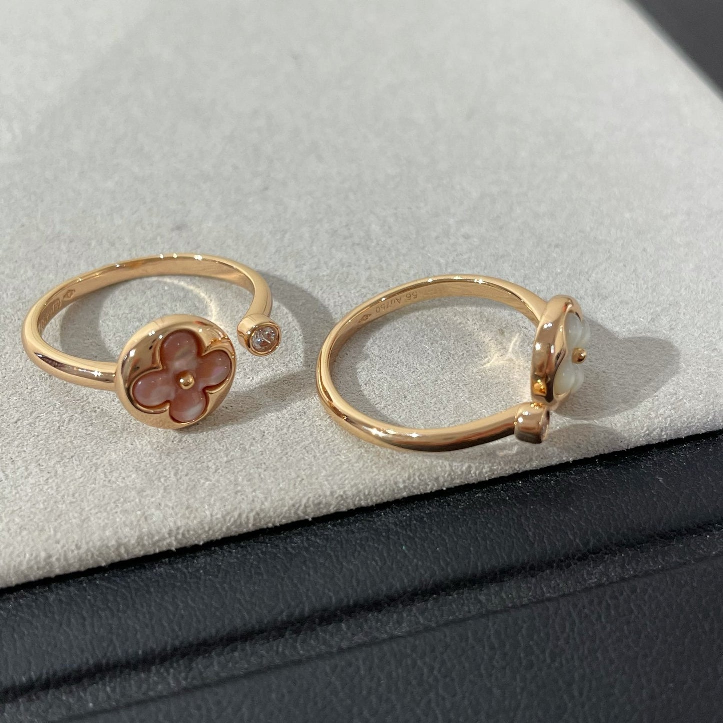 [Loran]SUN 1 DIAMOND PINK MOP RING