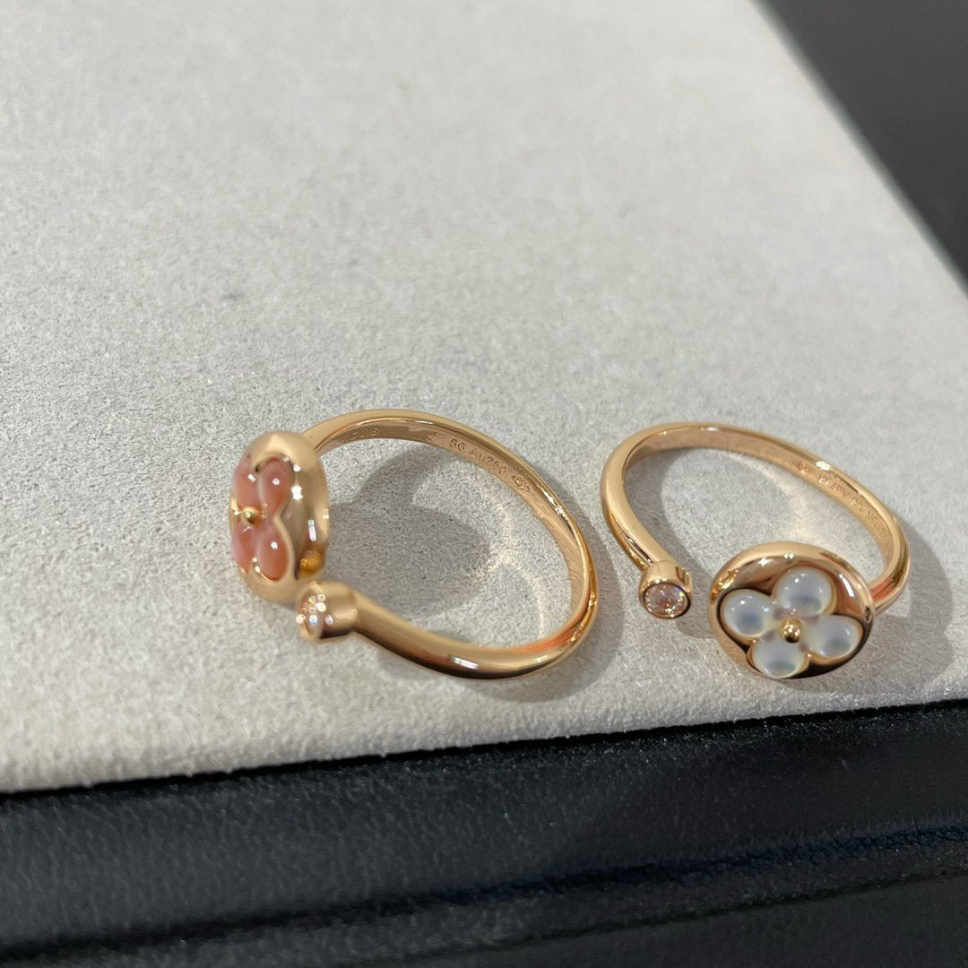 [Loran]SUN 1 DIAMOND PINK MOP RING