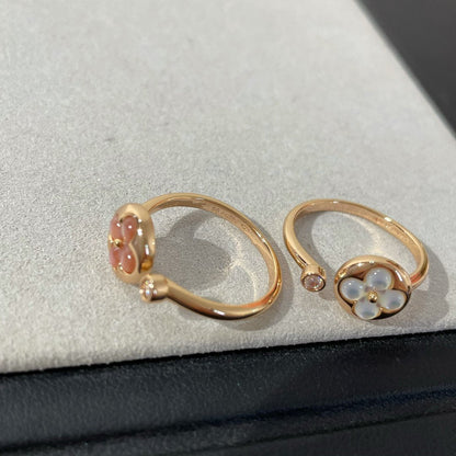 [Loran]SUN 1 DIAMOND PINK MOP RING