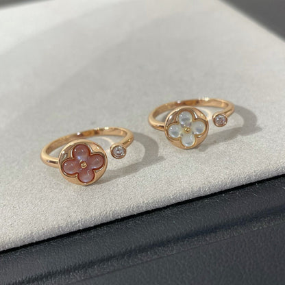 [Loran]SUN 1 DIAMOND PINK MOP RING