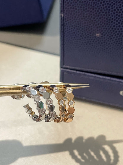 [Loran]Hollow Design Four-Leaf Clover Flower Shape Ring