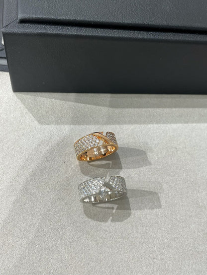 [Loran]LIENS EVIDENCE  DIAMOND PAVED RING