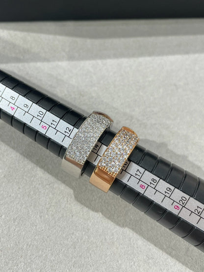 [Loran]LIENS EVIDENCE  DIAMOND PAVED RING