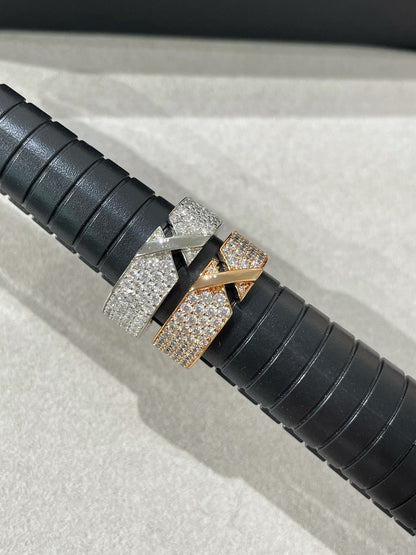 [Loran]LIENS EVIDENCE  DIAMOND PAVED RING