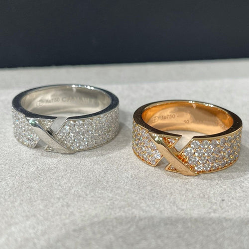 [Loran]LIENS EVIDENCE  DIAMOND PAVED RING