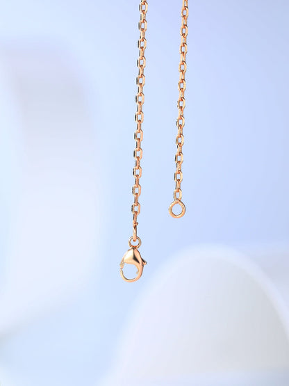 [Loran]H CAGE ROSE GOLD NECKLACE