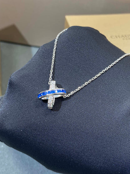 [Loran]LIENS DIAMOND SILVER NECKLACE