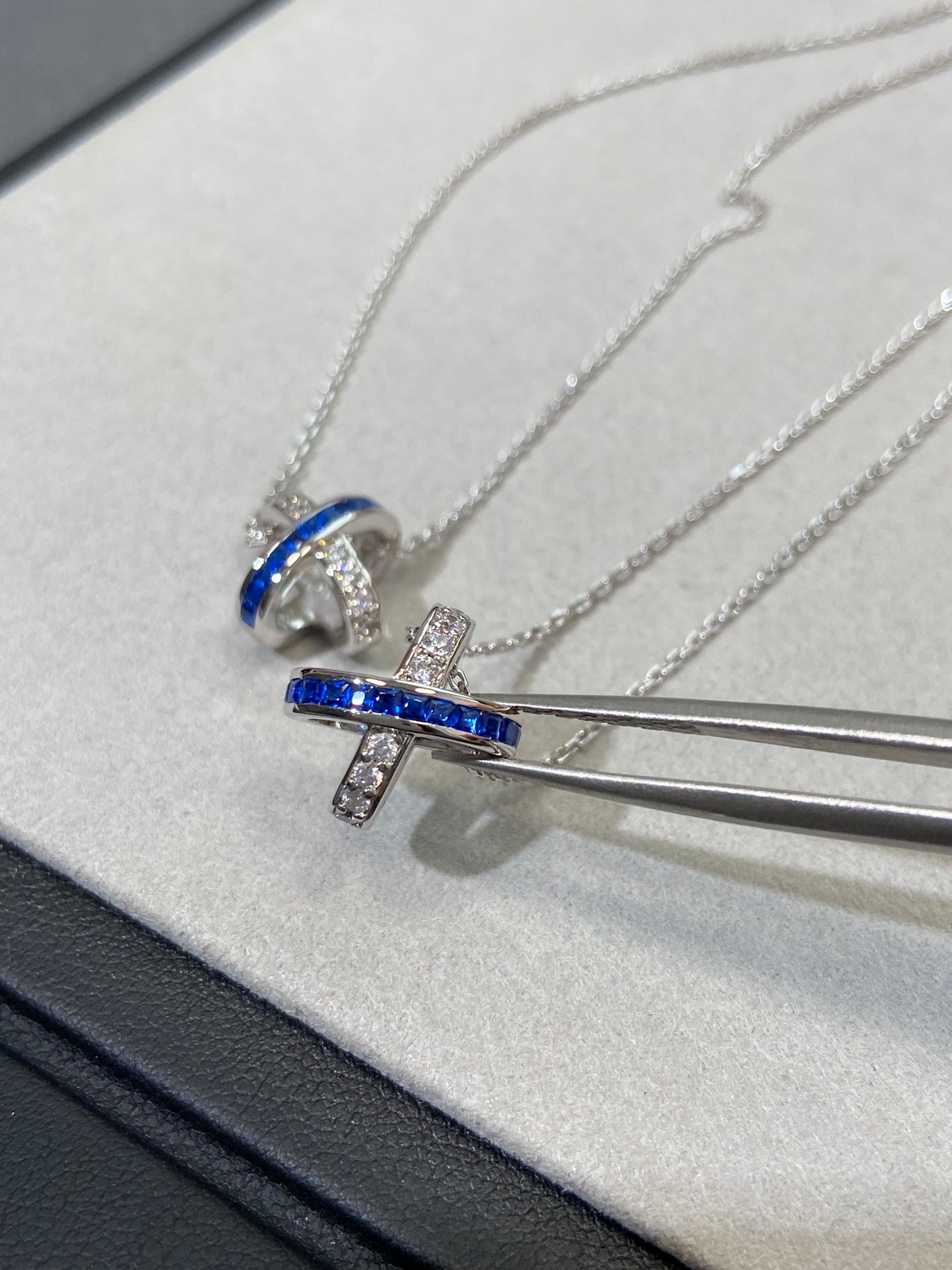 [Loran]LIENS DIAMOND SILVER NECKLACE