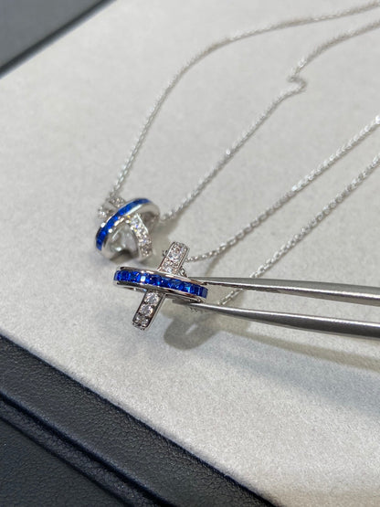 [Loran]LIENS DIAMOND SILVER NECKLACE
