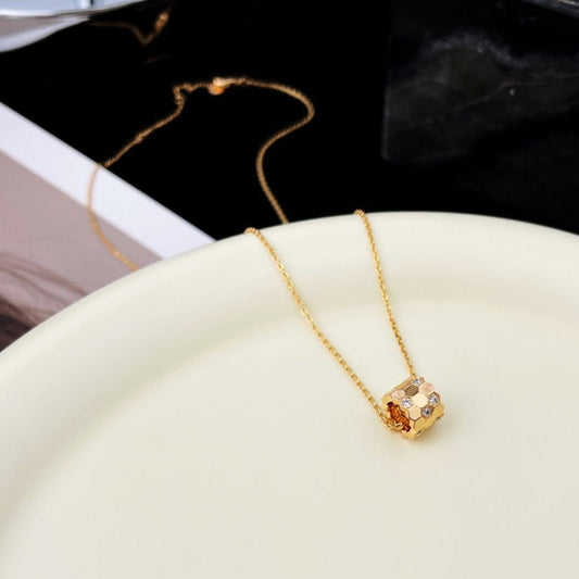 [Loran]BEE MINI PEDANT DIAMOND NECKLACE