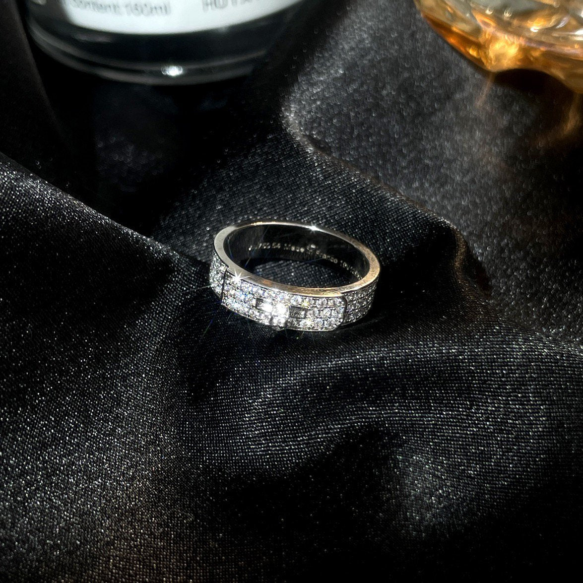[Loran]KELLY SILVER DIAMOND RING