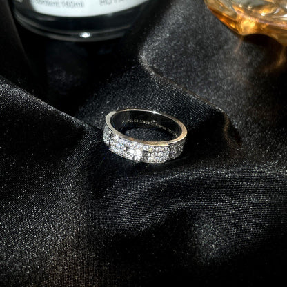 [Loran]KELLY SILVER DIAMOND RING