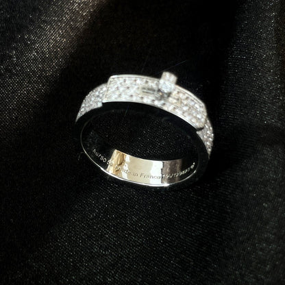 [Loran]KELLY SILVER DIAMOND RING