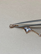 [Loran]STAR 4 MOTIF MOP DIAMOND ROSE GOLD BRACELET