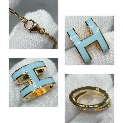 [Loran]POP H SKY BLUE NECKLACE