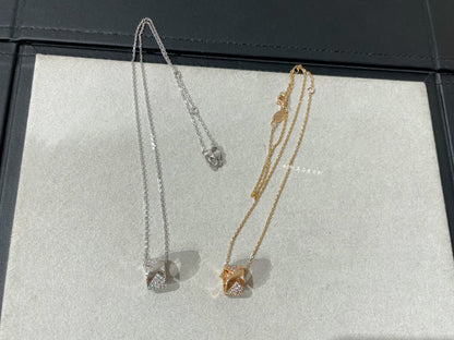 [Loran]LIENS EVIDENCE DIAMOND PAVED NECKLACE