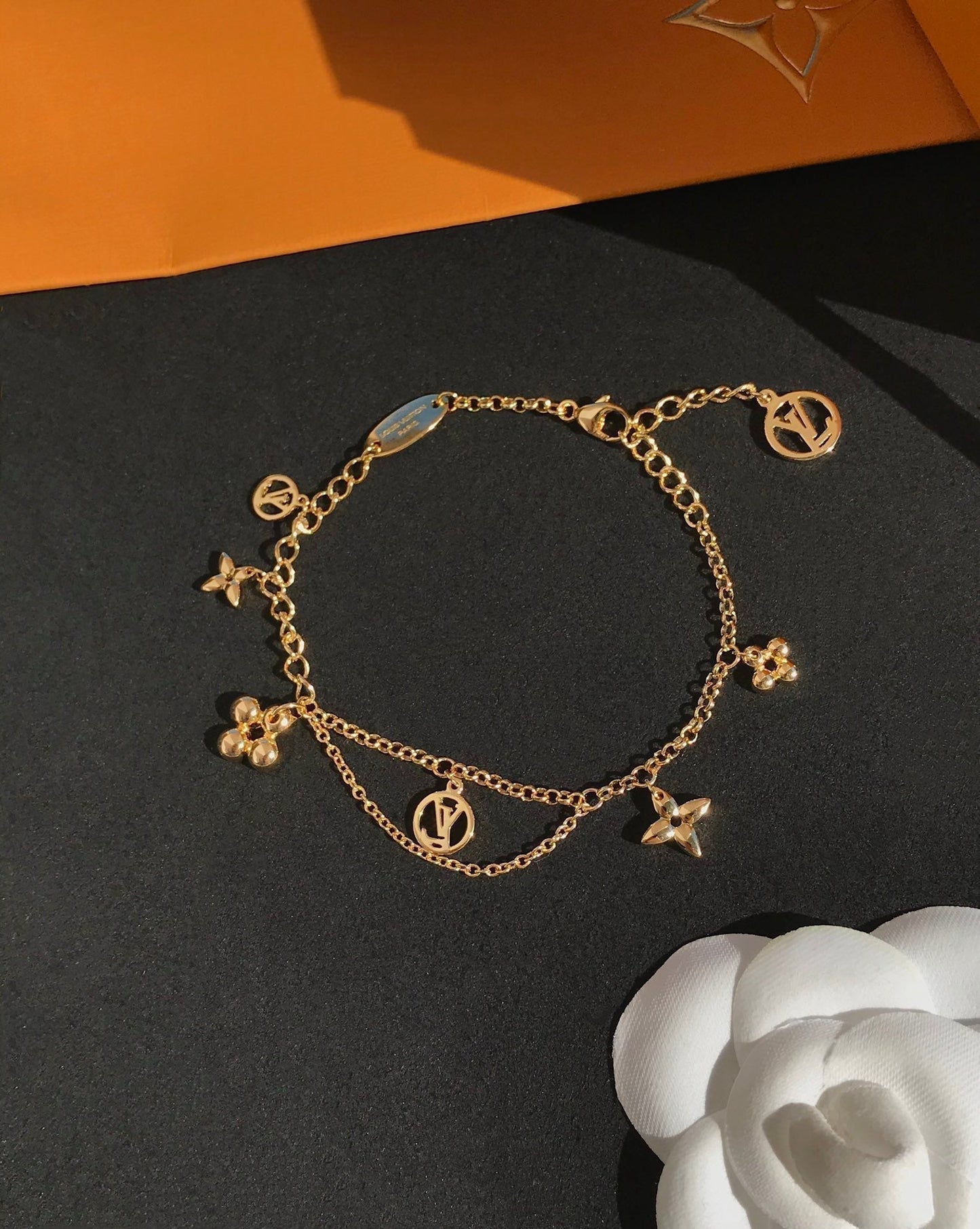 [Loran]BLOOMING ROSE GOLD MOP BRACELET