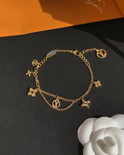 [Loran]BLOOMING ROSE GOLD MOP BRACELET