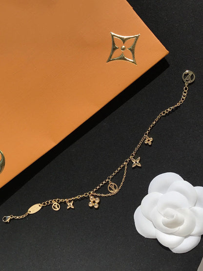 [Loran]BLOOMING ROSE GOLD MOP BRACELET