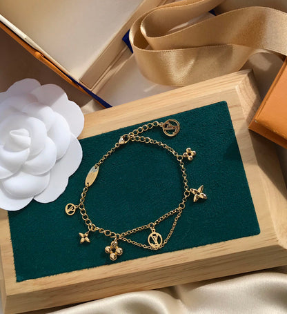 [Loran]BLOOMING ROSE GOLD MOP BRACELET