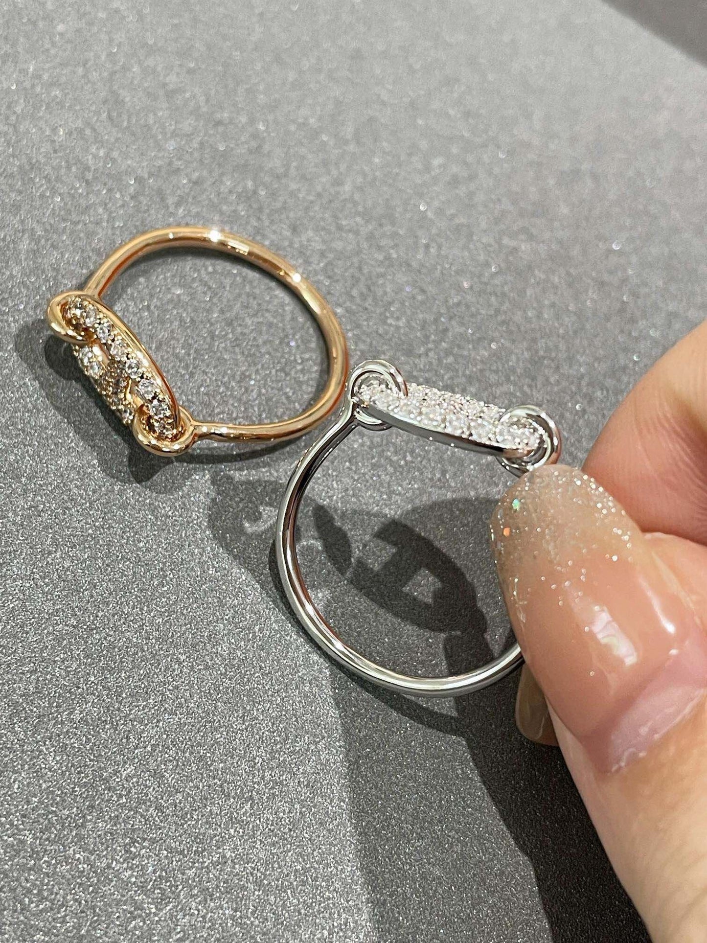 [Loran]RONDE SMALL DIAMOND RING