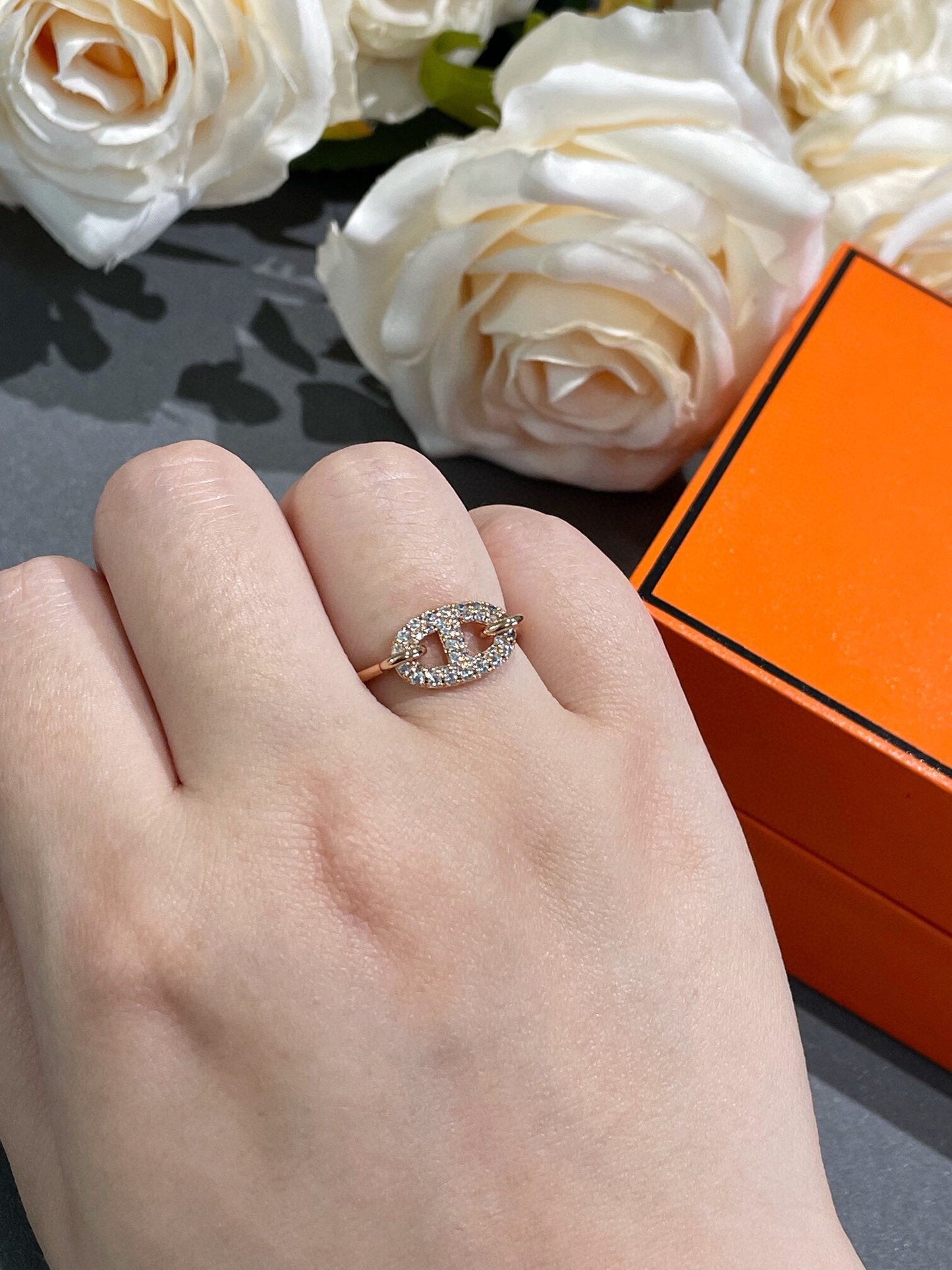 [Loran]RONDE SMALL DIAMOND RING
