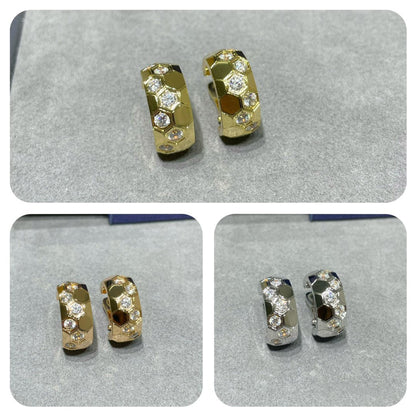 [Loran]BEE LOVE DIAMOND HOOP EARRINGS