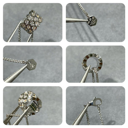 [Loran]BEE LOVE DIAMOND PAVED 3 ROW NECKLACE