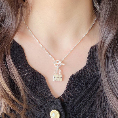 [Loran]CONSTANCE PEDANT SILVER NECKLACE