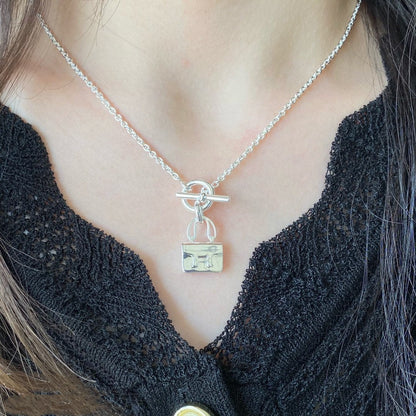 [Loran]CONSTANCE PEDANT SILVER NECKLACE