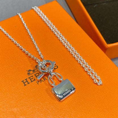 [Loran]CONSTANCE PEDANT SILVER NECKLACE