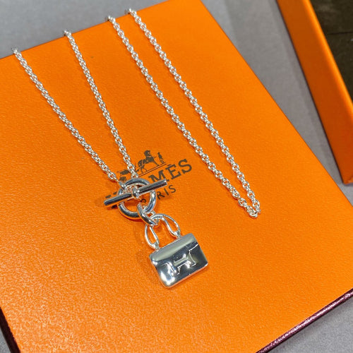 [Loran]CONSTANCE PEDANT SILVER NECKLACE