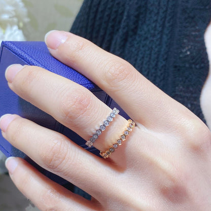 [Loran]BEE LOVE DIAMOND PAVED SMALL RING