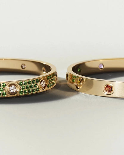 [Loran]CLASSIC 6.1MM LOVE BRACELET 10-DIAMOND FULL PAVÉ