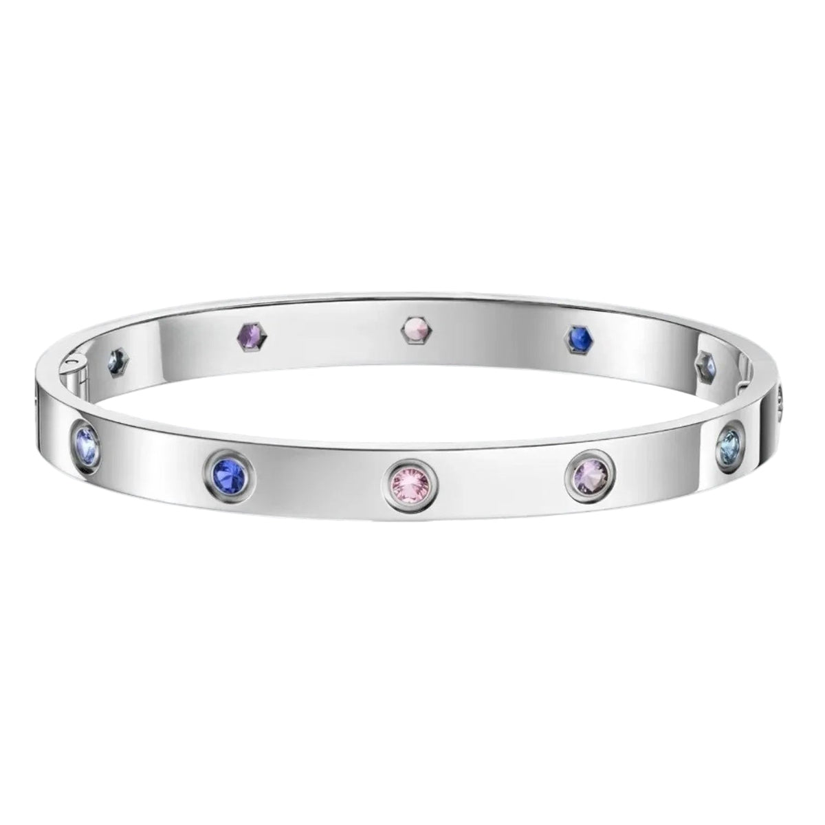 [Loran]CLASSIC 6.1MM LOVE BRACELET 10-DIAMOND MULTICOLOR