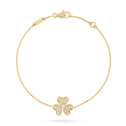 [Loran]LUMINOUS BLOSSOM SINGLE-MOTIF CHARM BRACELET