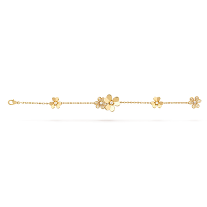 [Loran]LUMINOUS BLOSSOM 5-MOTIF CHARM BRACELET