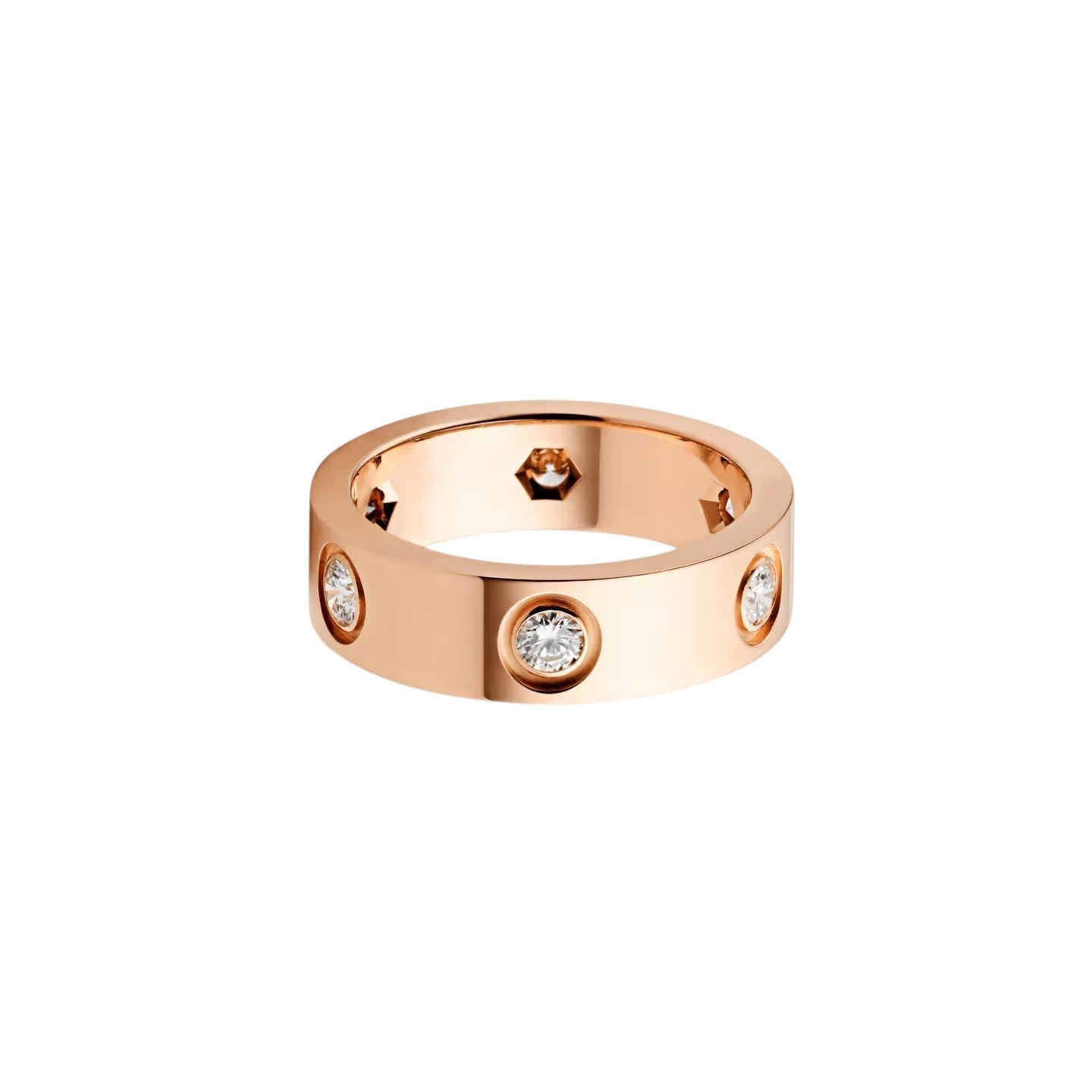 [Loran]LOVE 5.5MM 6 DIAMONDS RING
