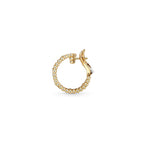 [Loran]KALEIDOSCOPE CLOVER HOOP EARRING