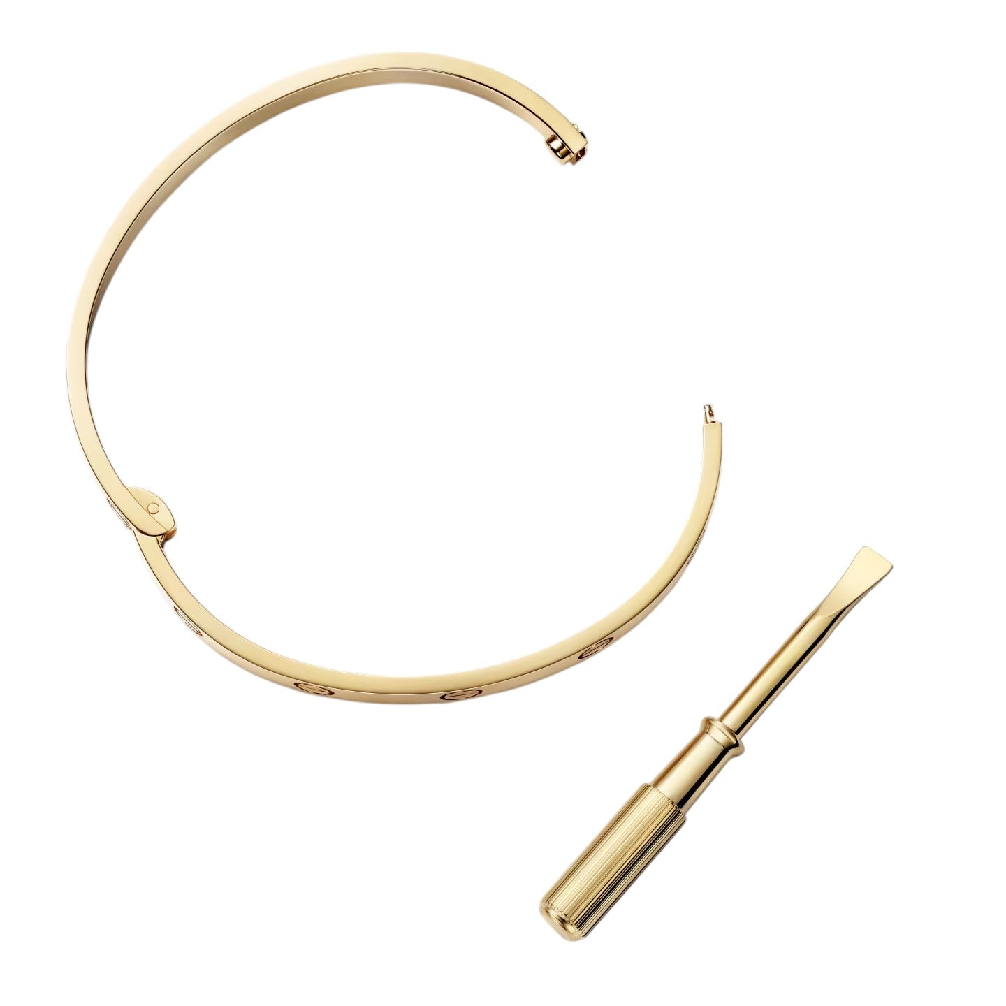 [Loran]CLASSIC 6.1MM LOVE SINGLE-SCREW CLOSURE BANGLE