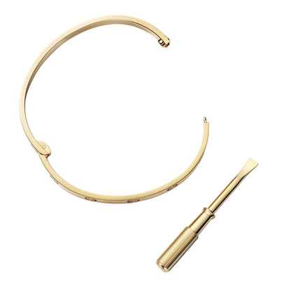 [Loran]CLASSIC 6.1MM LOVE SINGLE-SCREW CLOSURE BANGLE