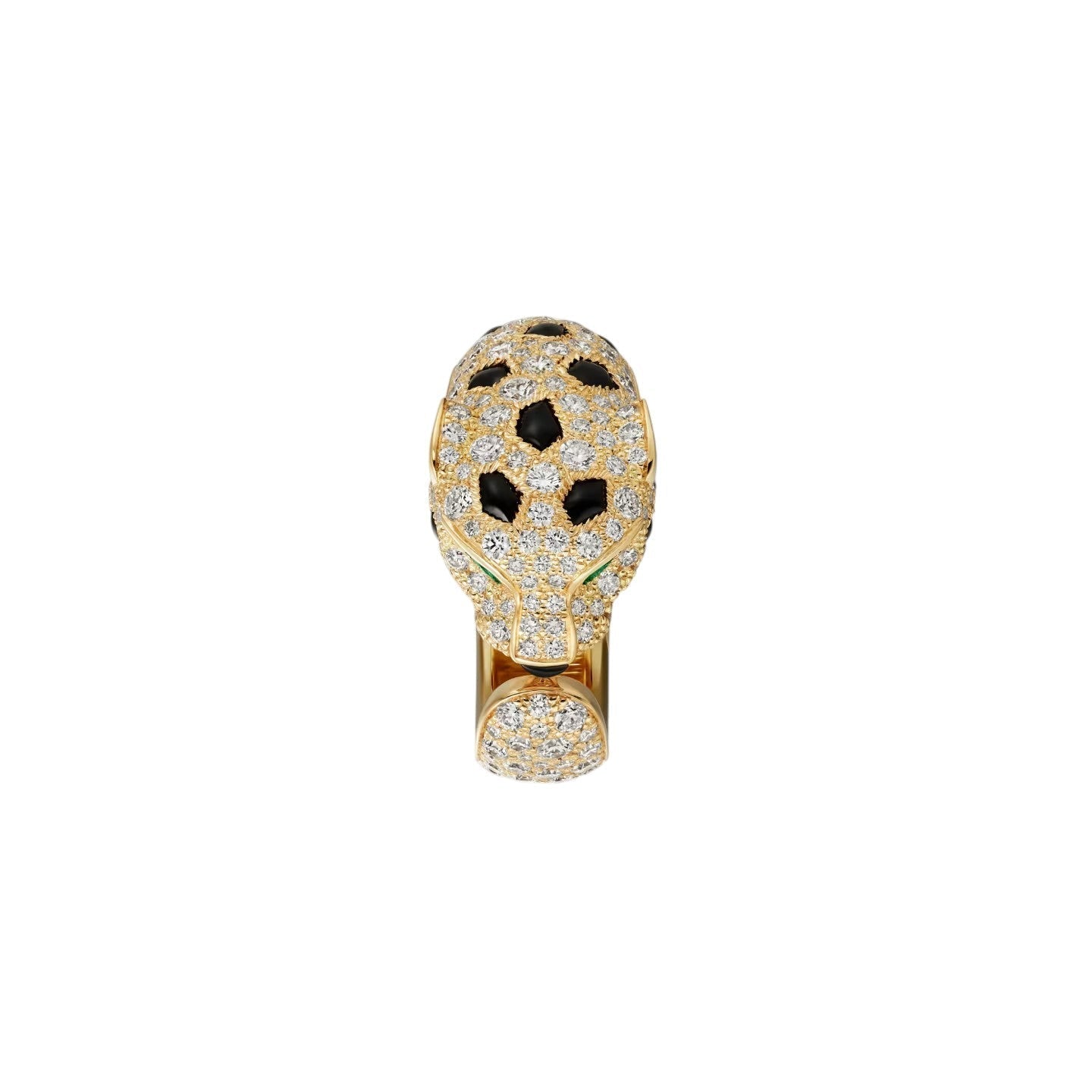 [Loran]PANTHÈRE DE DIAMOND HALF-PAVÉ MEDIUM RING