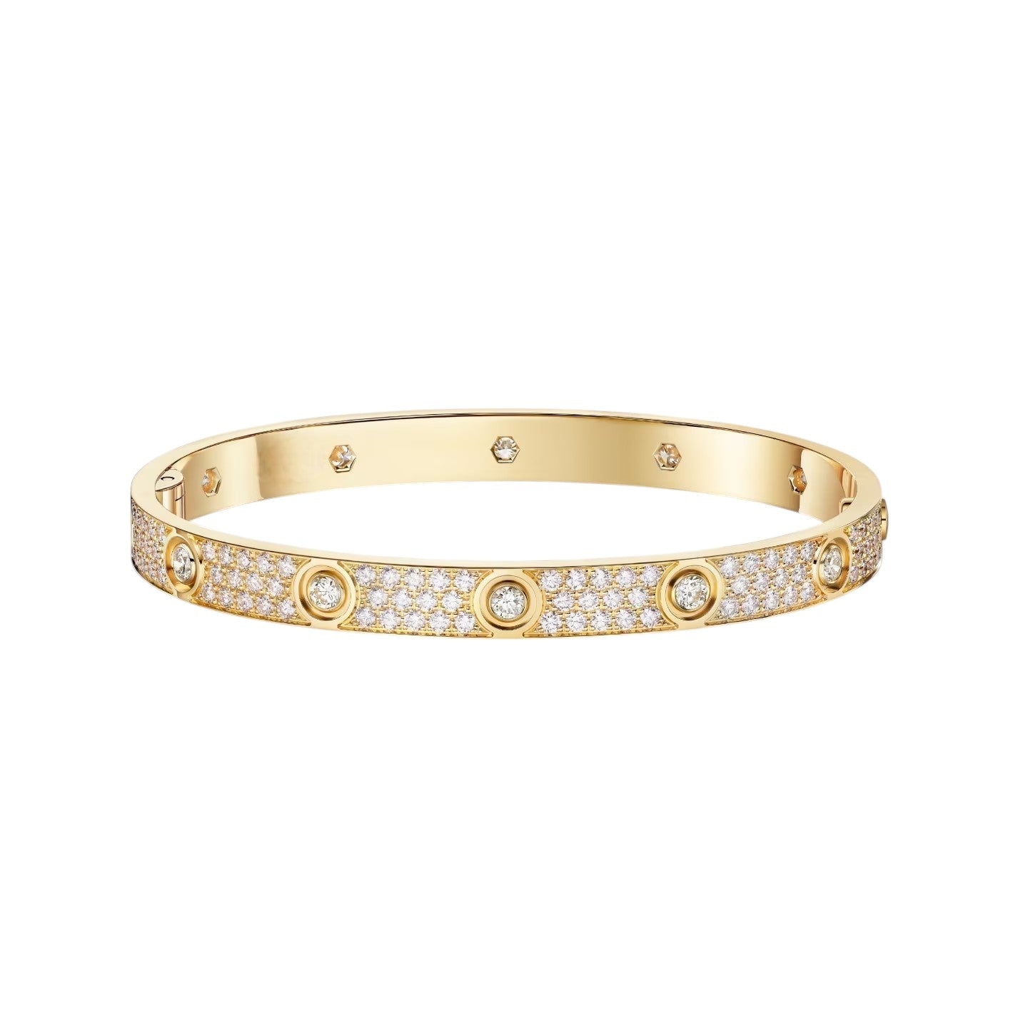 [Loran]CLASSIC 6.1MM LOVE BANGLE - 10-DIAMOND FULL PAVÉ