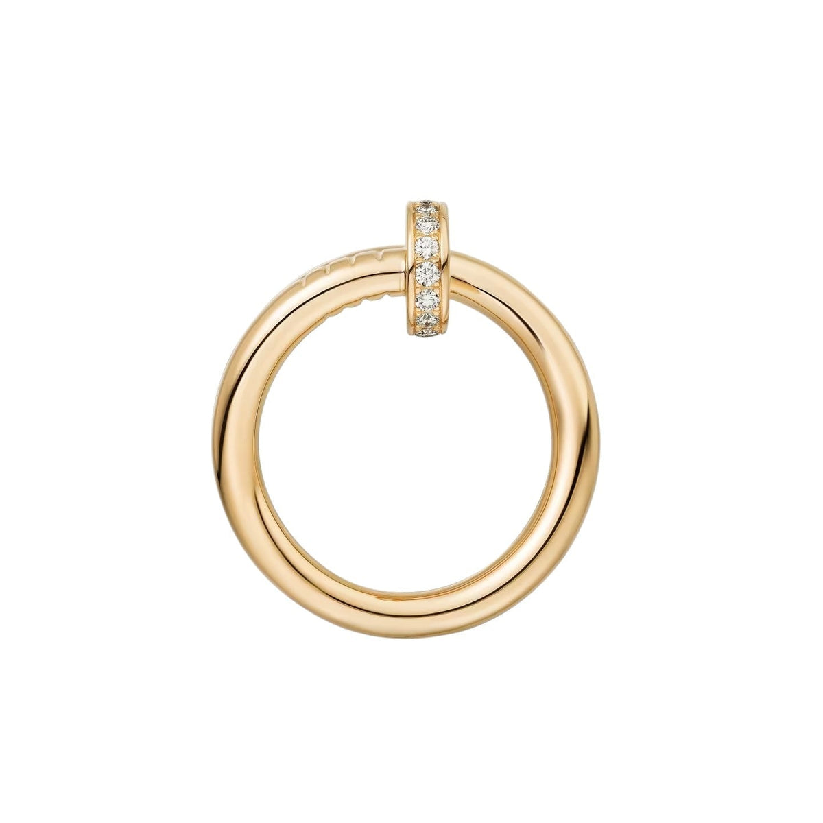 [Loran]CLOU 2.6MM DIAMOND RING