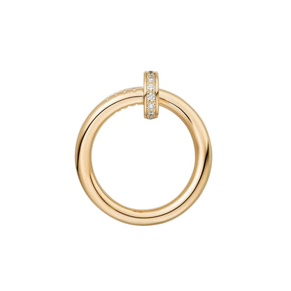 [Loran]CLOU 2.6MM DIAMOND RING